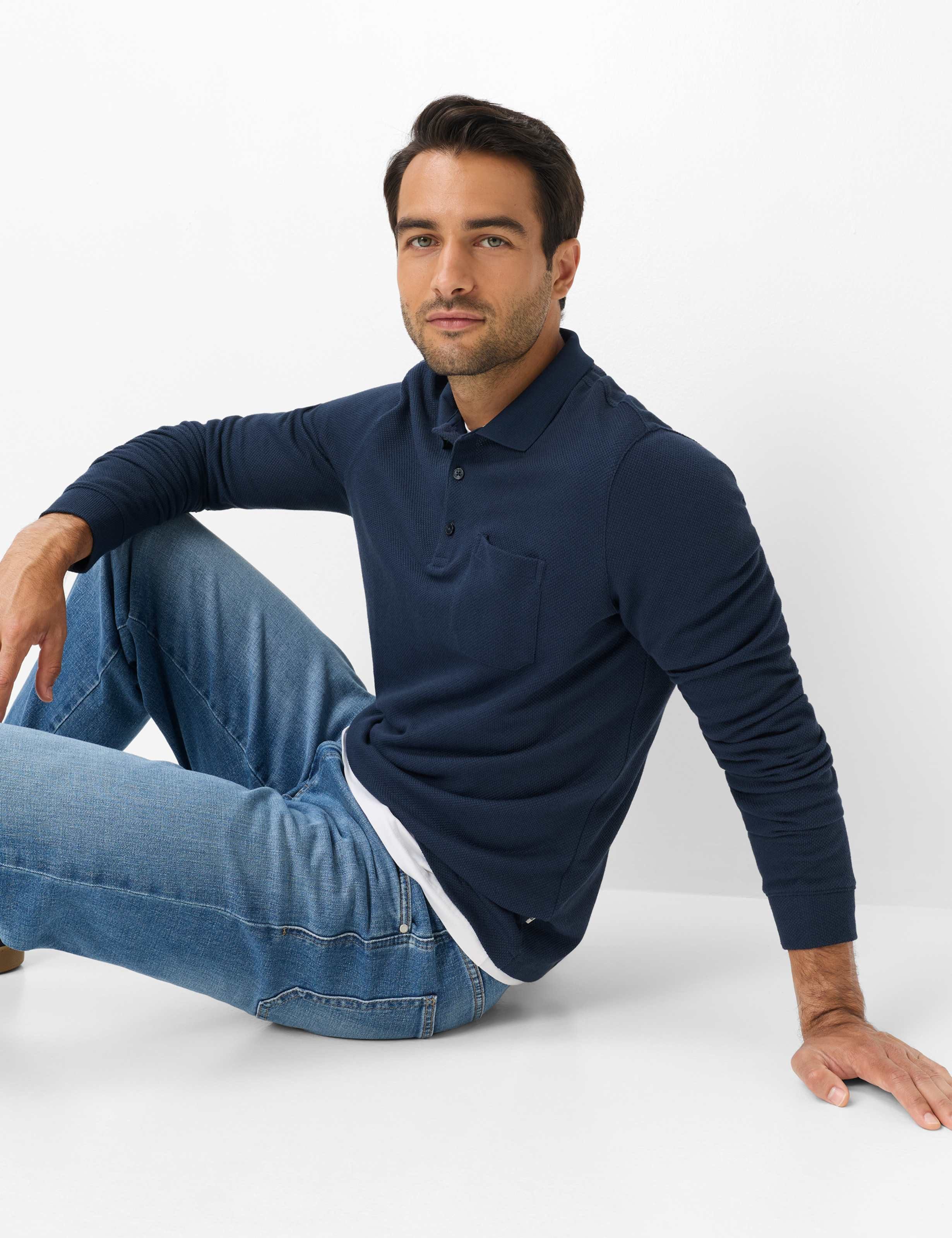 Brax Poloshirt Style PHARELL Easy Care: Poloshirt im Baumwollmix – Bild 3 von 5