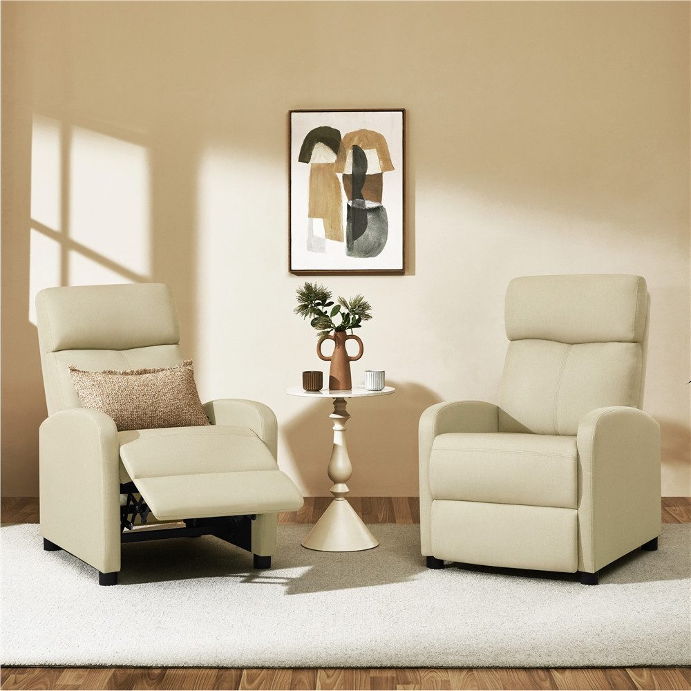 Yaheetech Relaxsessel Loungesessel mit Liegefunktion, Fernsehsessel Einzels günstig online kaufen