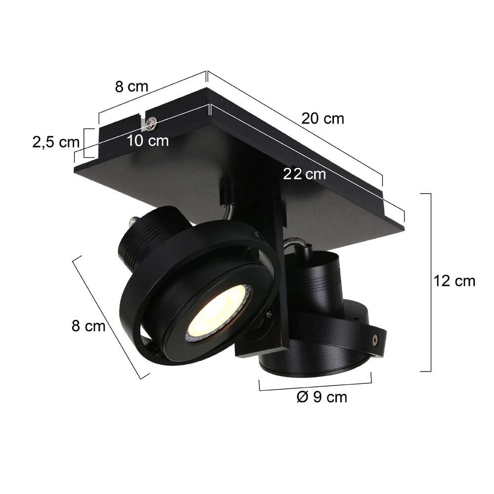 Steinhauer LED LED Deckenstrahler Deckenspot, LIGHTING beweglich dimmbar Deckenlampe Spotleuchte