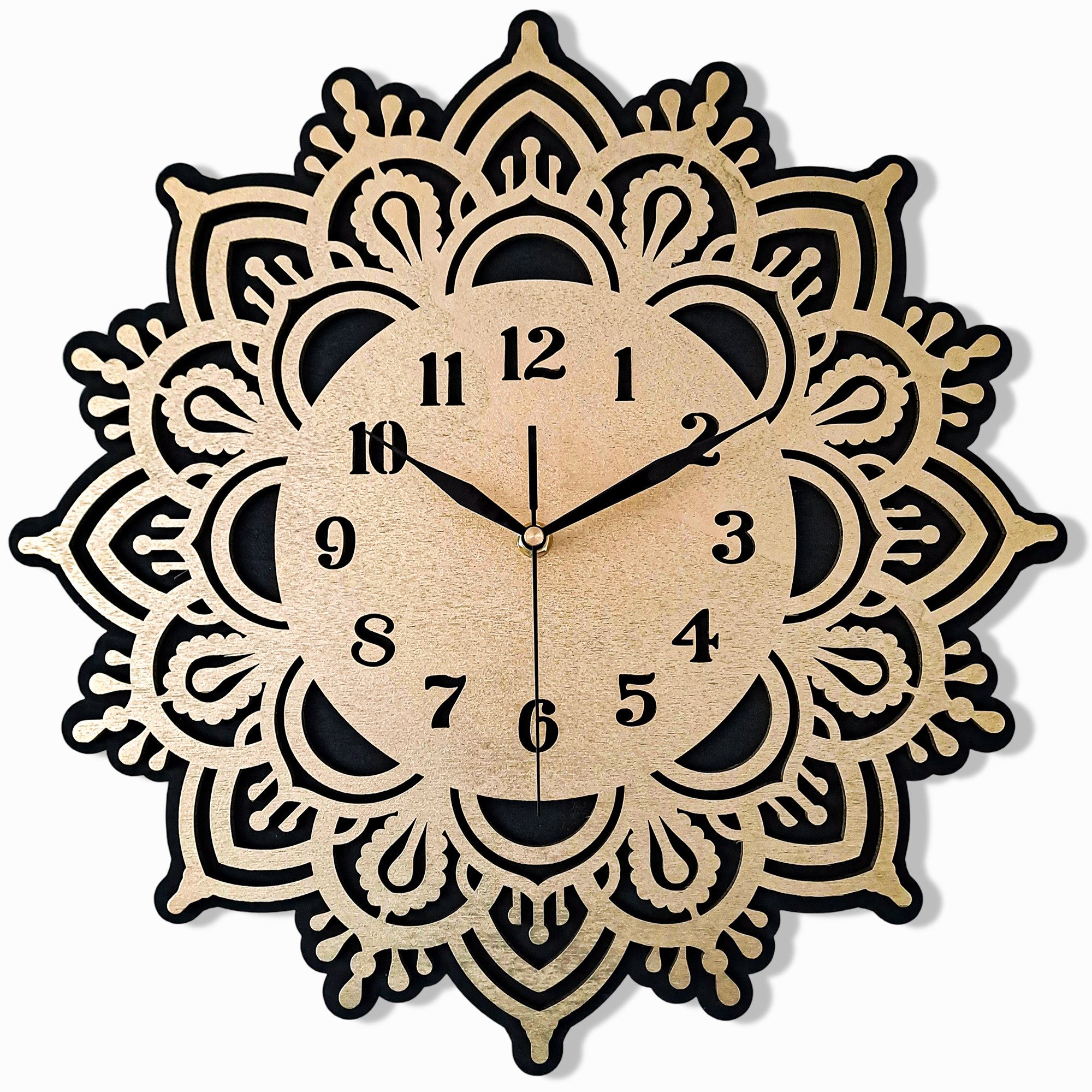ORNAMENTI Wanduhr Grosse, modern, holz, hingucker günstig online kaufen