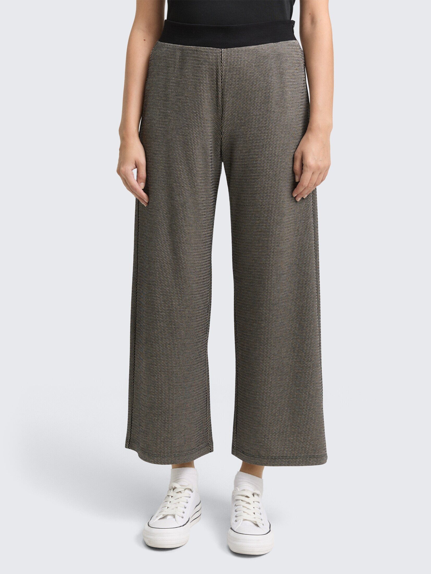 TOM TAILOR 7/8-Hose Брюки & Chino Jacquard Culotte Hose