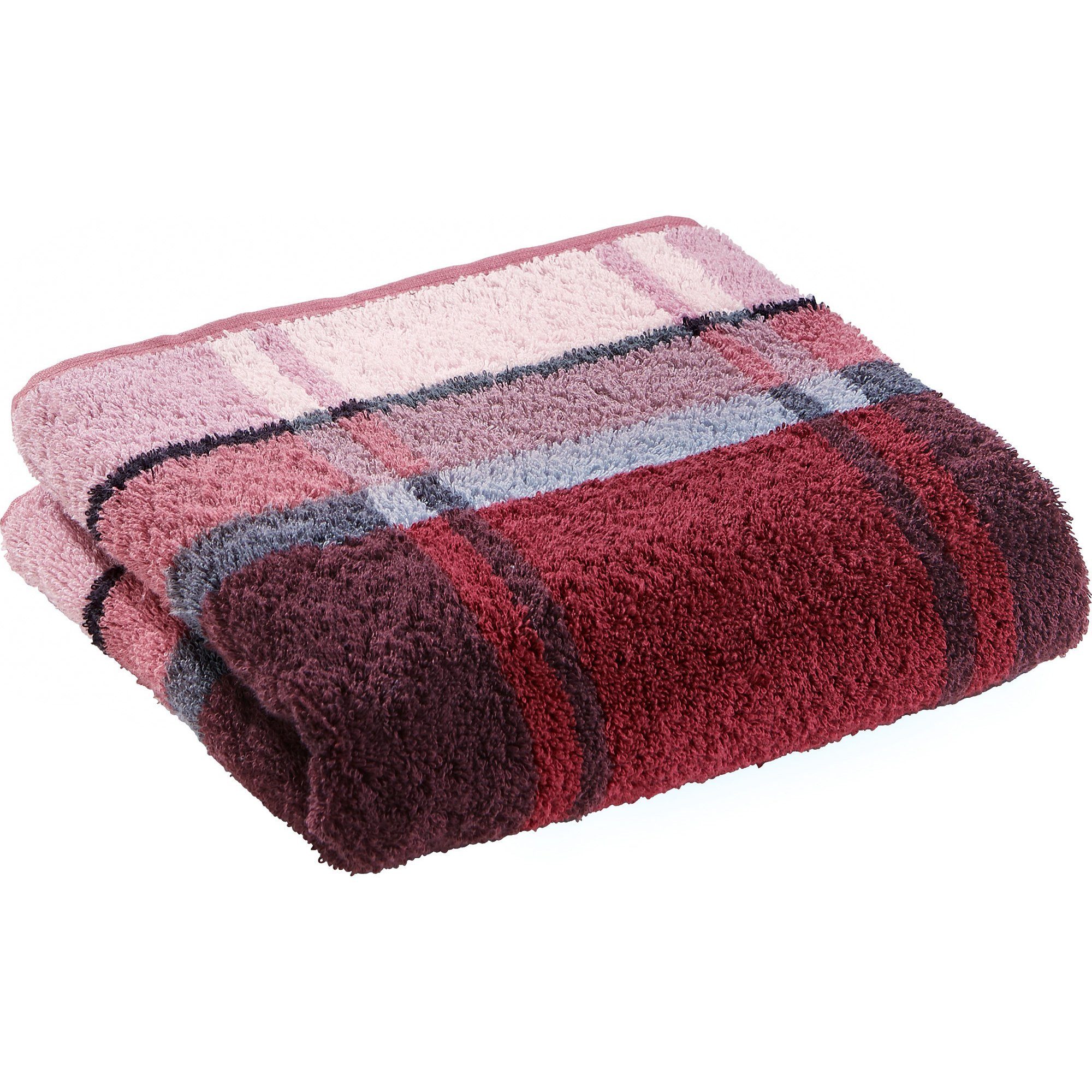 Erwin Müller Duschtuch Duschtuch "Ludwigsburg" 2er-Pack, Jacquard, Walk-Fro günstig online kaufen