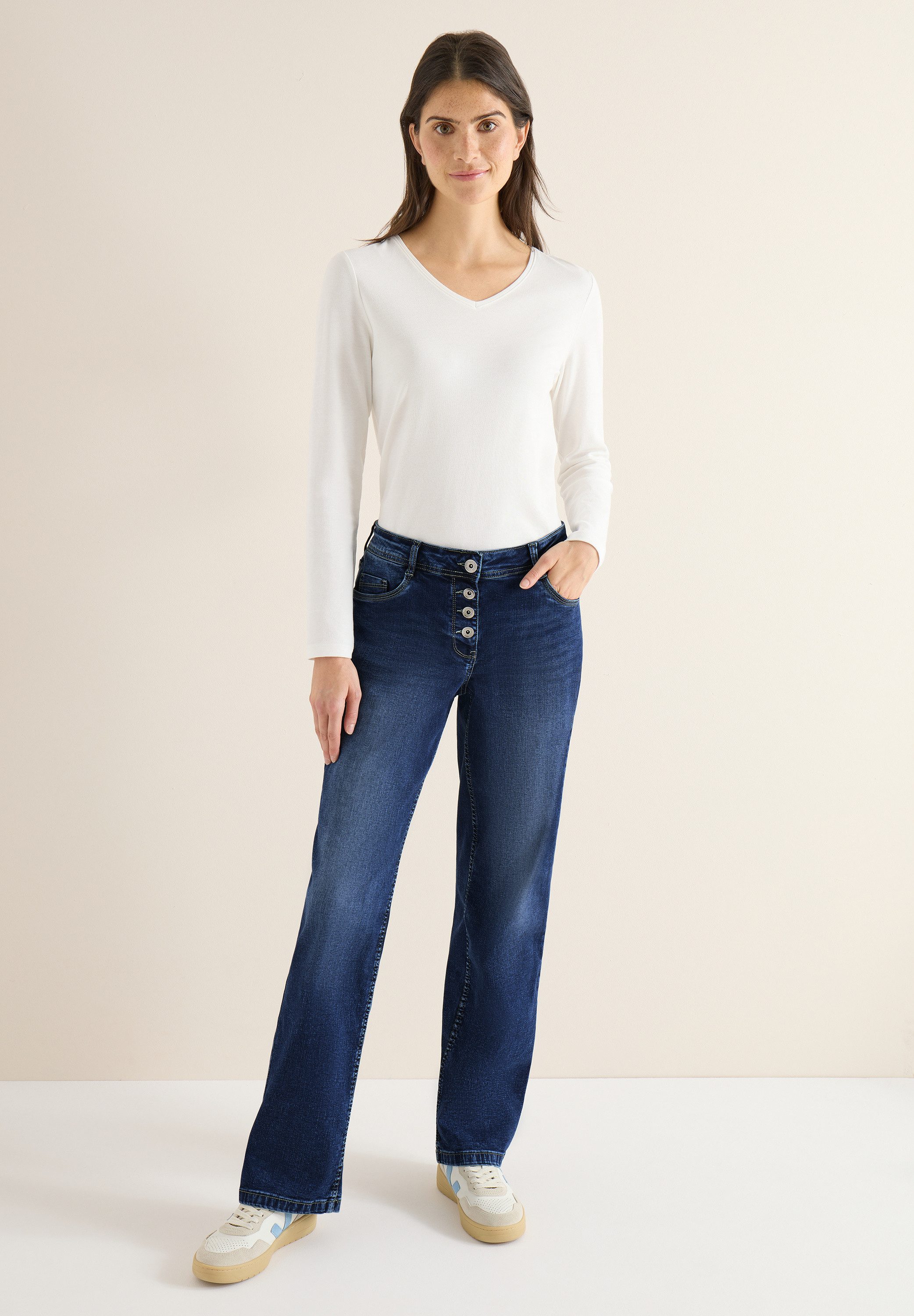 CECIL Loose-fit-Jeans 5-Pocket-Style