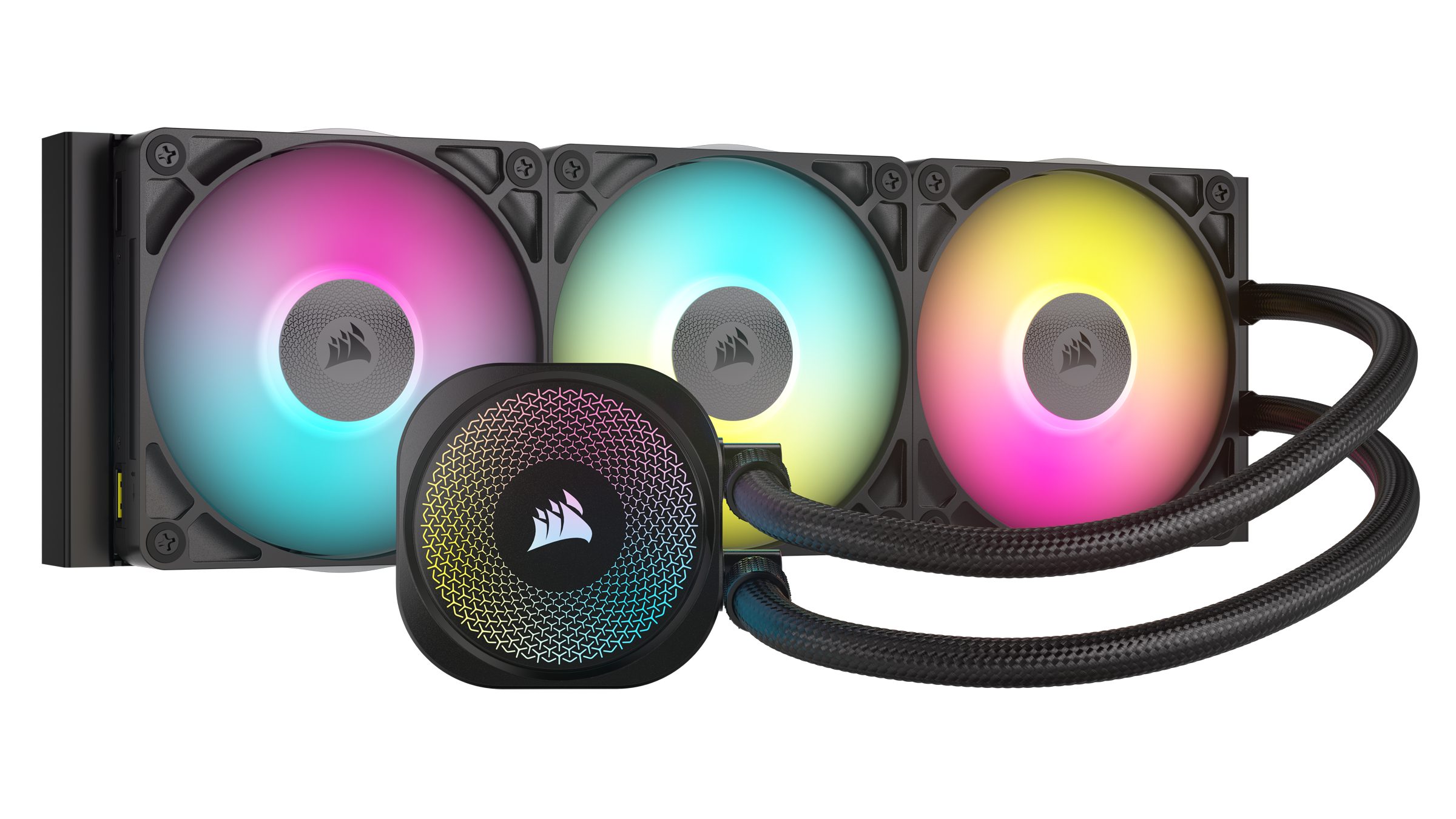 Corsair CPU Kühler iCUE LINK TITAN 360 RX RGB AIO, Flüssig