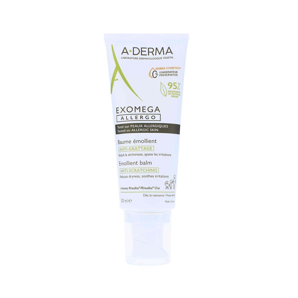 A-derma Körperpflegemittel EXOMEGA ALLERGO bálsamo emoliente 200ml