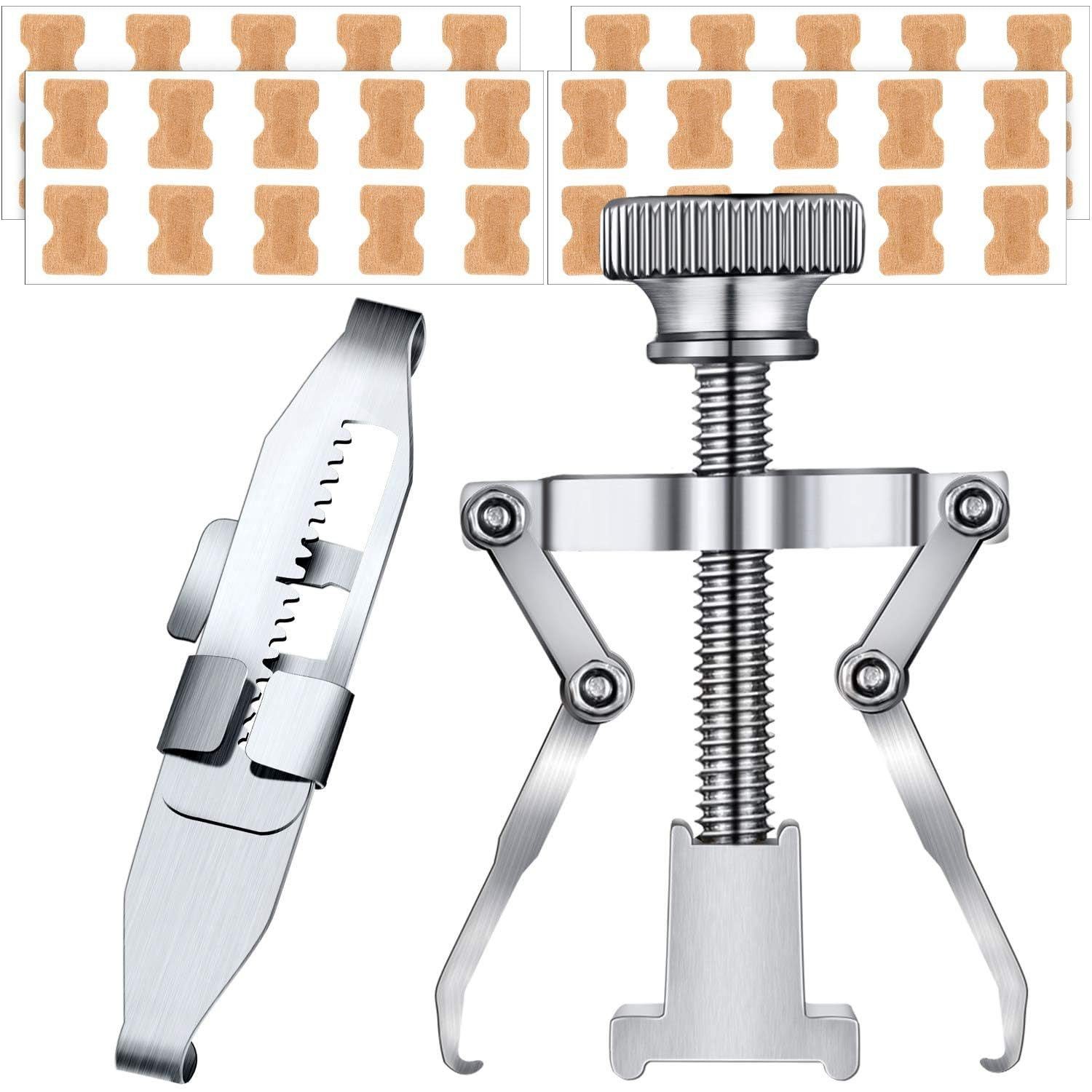 COOL-i ® Maniküre-Pediküre-Set 42-teiliges Eingewachsene-Zehennägel-Pflegeset, Nagelkorrektor & Hilfsmittel für schmerzfreie Fußpflege zu Hause