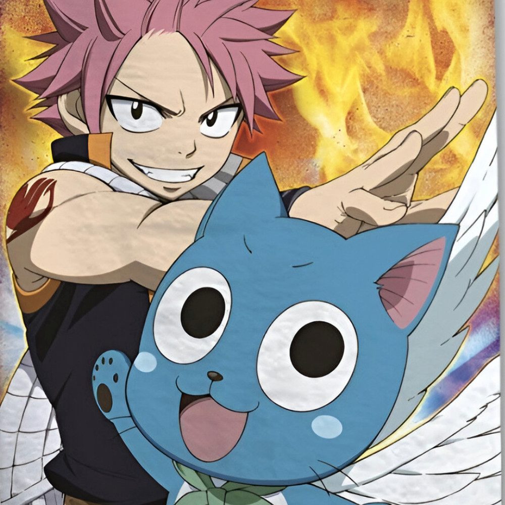 Fairy Tail Strandtuch Anime Fairy Tail Mikrofaser Strandtuch Badetuch XL 70x140, microfaser