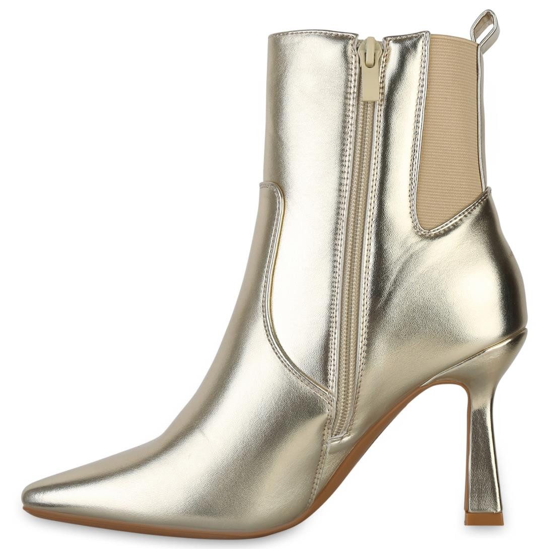 VAN HILL 840750 Stiefelette Damen Leicht Gefütterte Klassische Stiefeletten günstig online kaufen