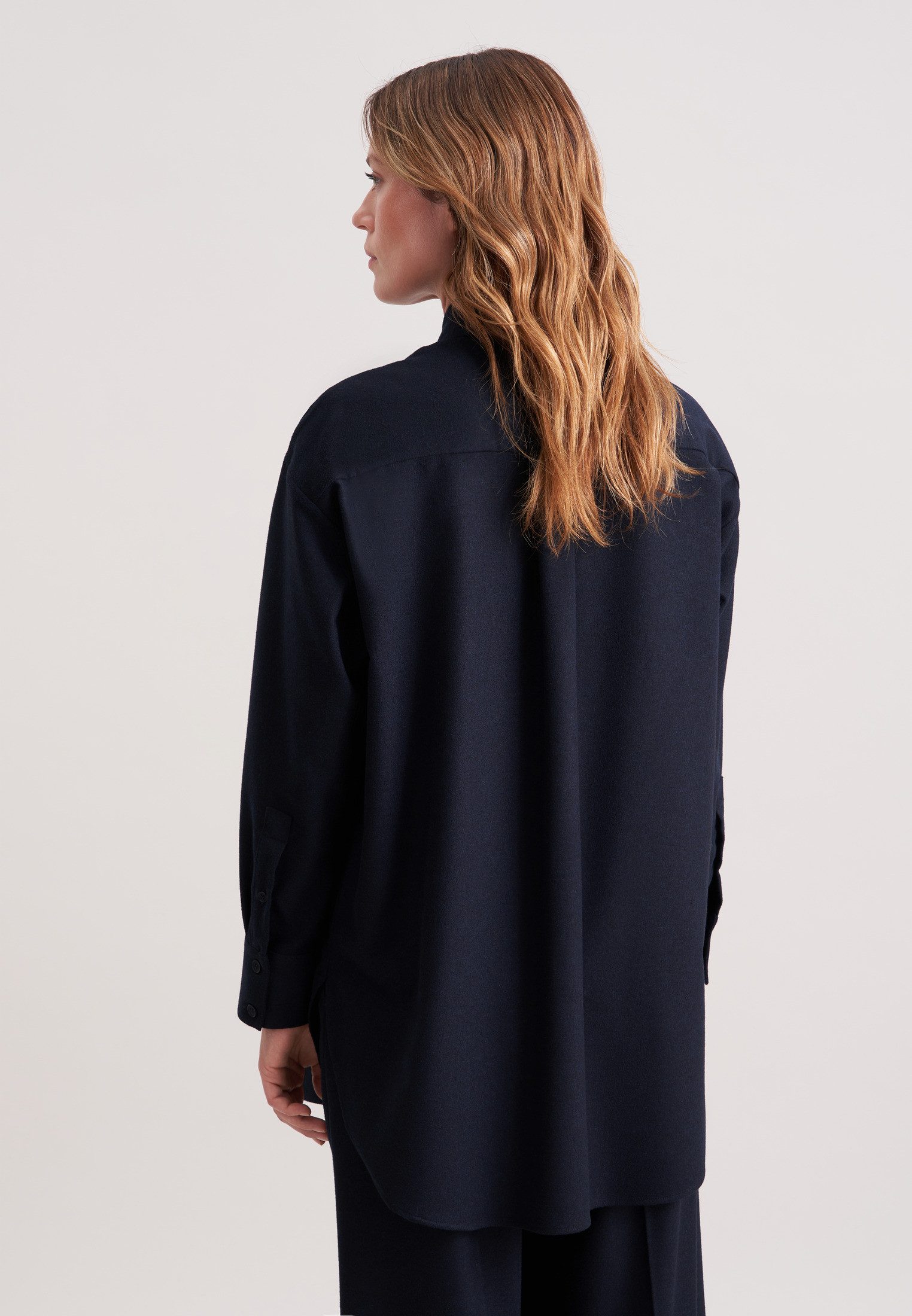 seidensticker Outdoorbluse 1/1 Kragen Flanell