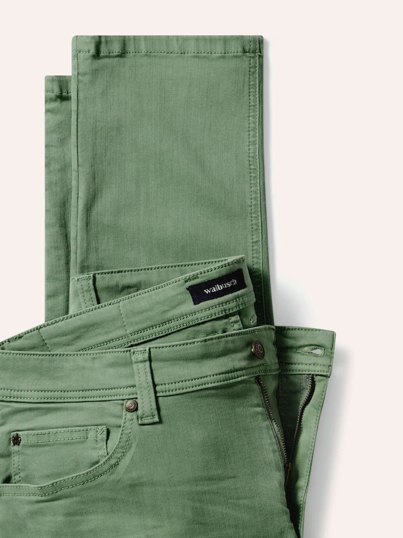 Walbusch Regular-fit-Jeans Herren Coloured Jeans Modern fit, modern, pflegeleicht, Kurzgröße – Bild 4 von 4