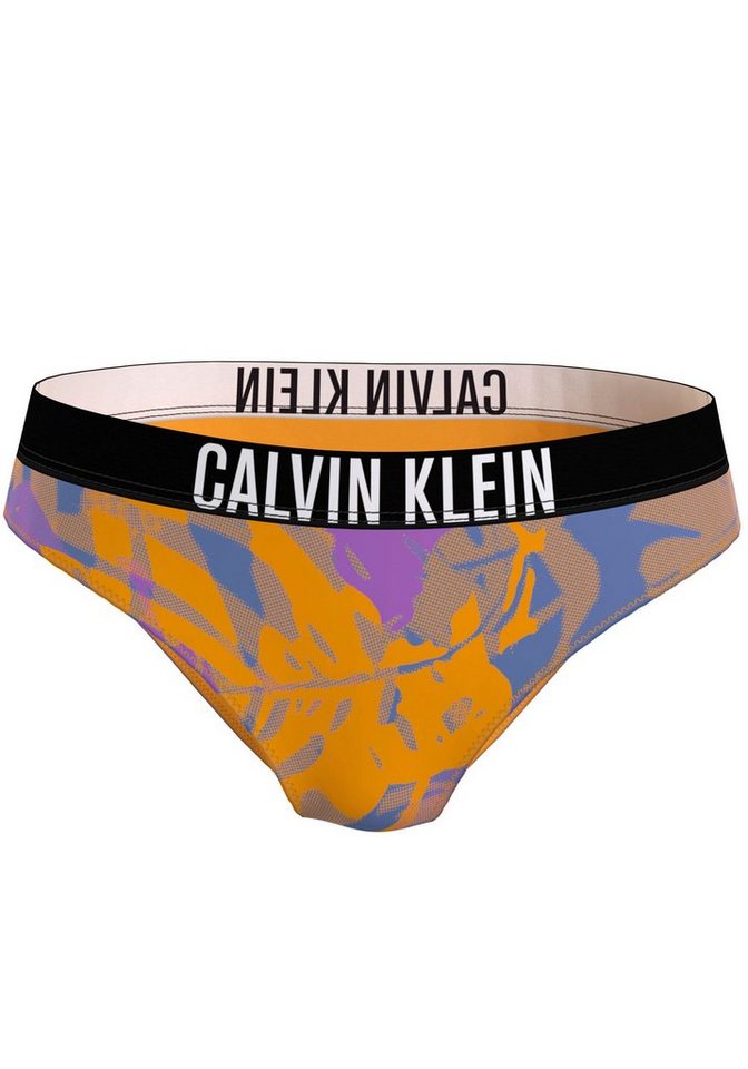 Calvin Klein Swimwear Bikini Hose »Wildleaf«, mit abstraktem Druck › lila  - Onlineshop OTTO