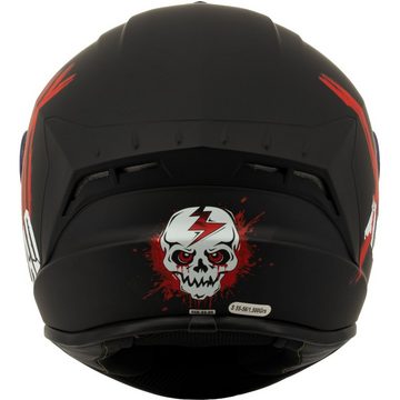 Broken Head Motorradhelm Adrenalin Therapy 4X Black-Red Matt, ein Helm für Adrenalin Junkies