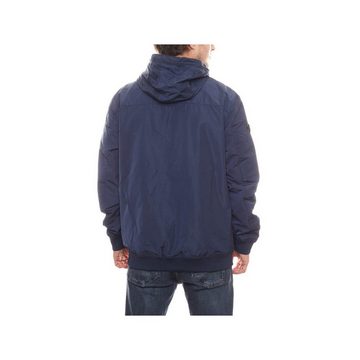 Rhode Island Wollmantel blau regular fit (1-tlg)