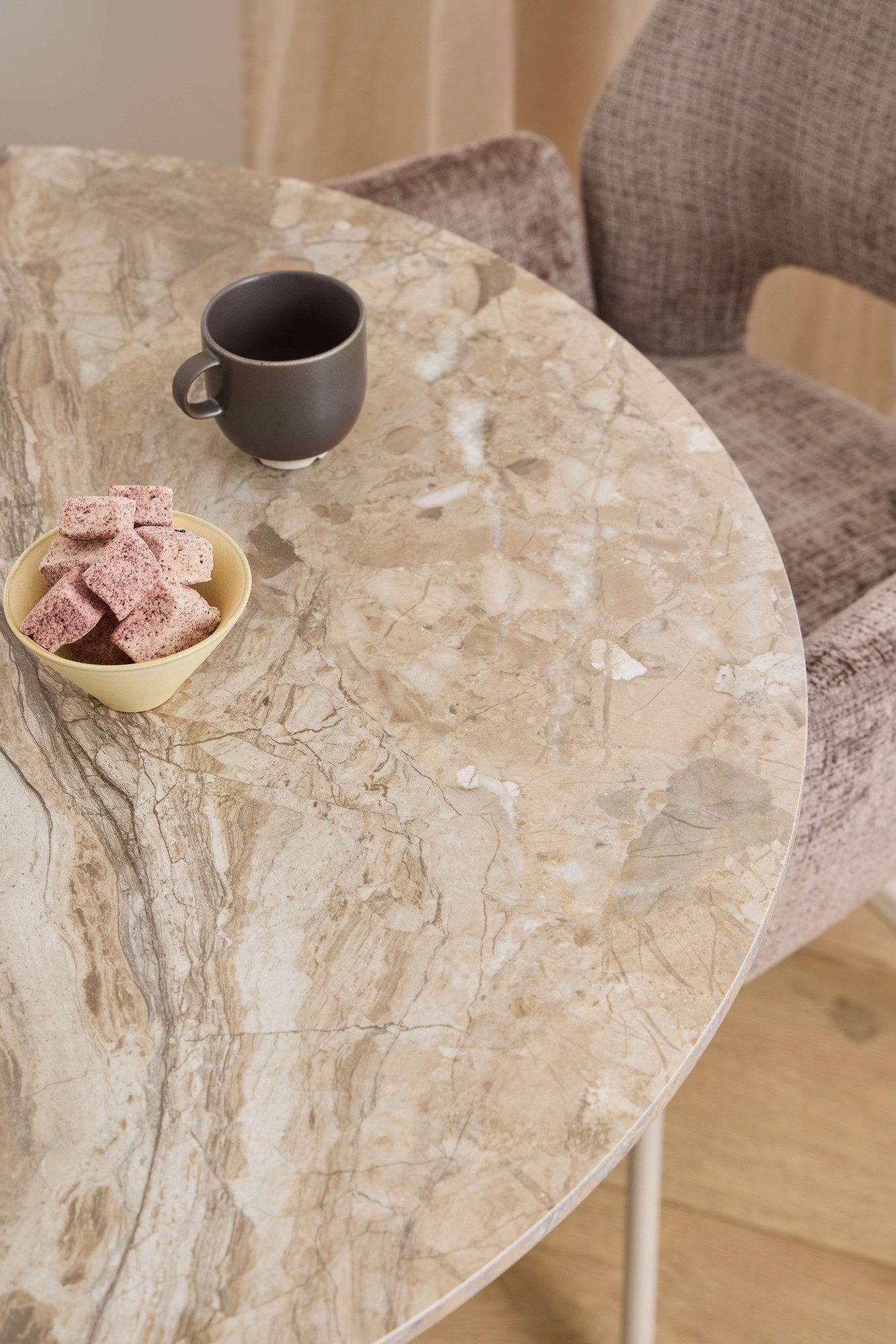 ACTONA GROUP Esstisch Malta (1-St), Keramik-Tischplatte, Trompetenfuß, Küch günstig online kaufen