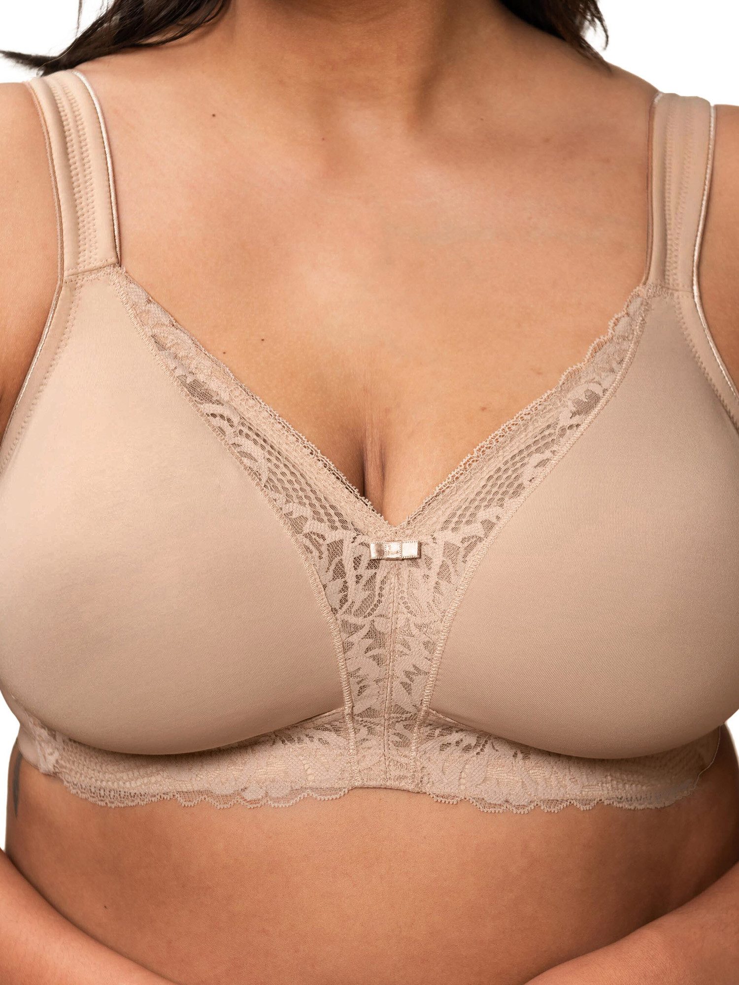 Triumph Bügelloser BH Modern Lace Cotton (2-tlg) Damen Frauen Mädchen