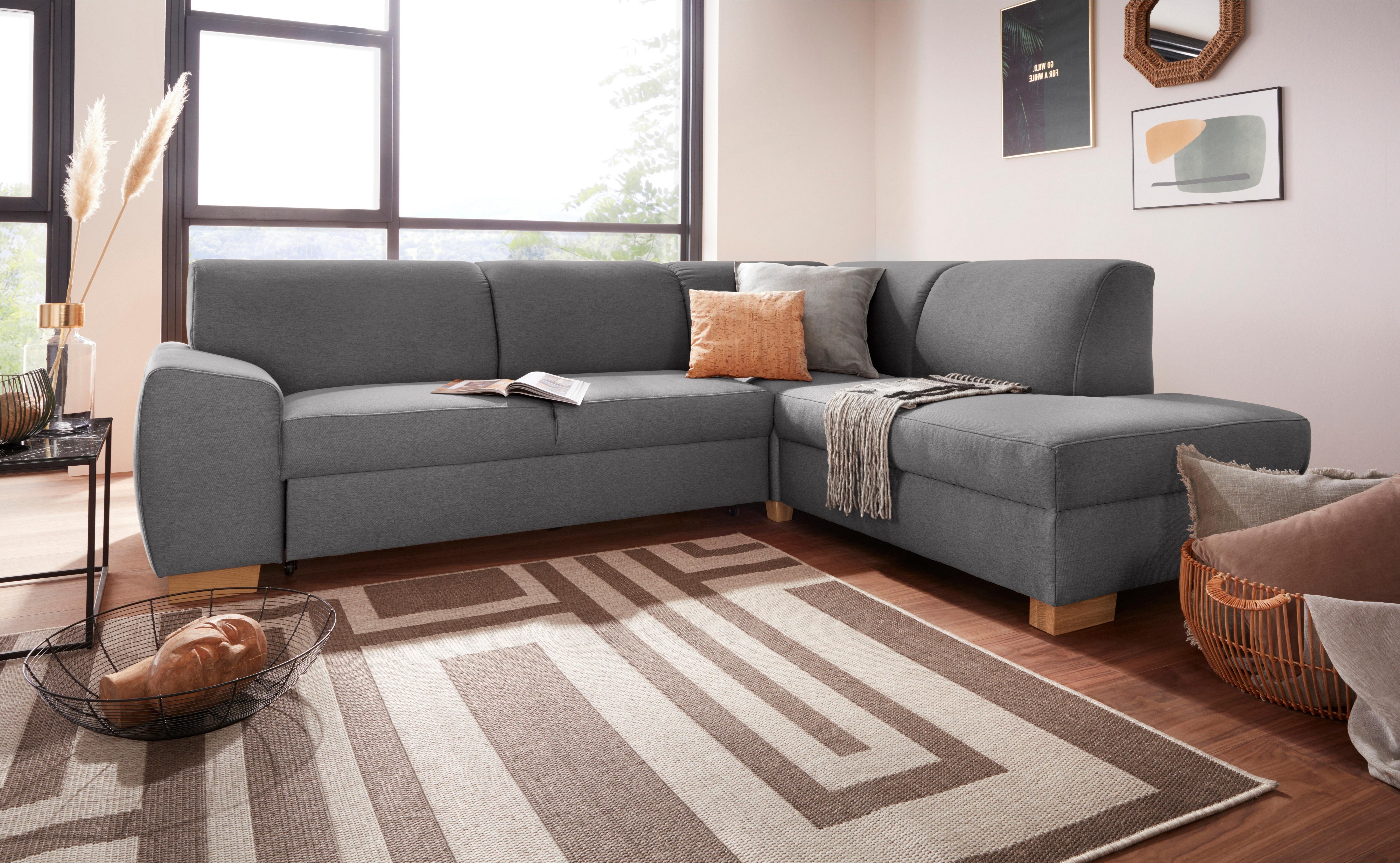 DOMO collection Ecksofa "Incanto kubische Formensprache, komfortabel, L-For günstig online kaufen