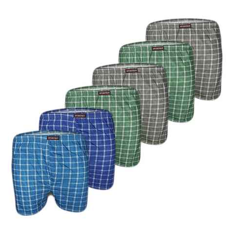 TEXEMP Boxershorts 6er Pack Herren Boxershorts Unterhosen Baumwolle Unterwäsche Boxer (Spar-Packung, 6-St., 6er-Pack) 100% Baumwolle