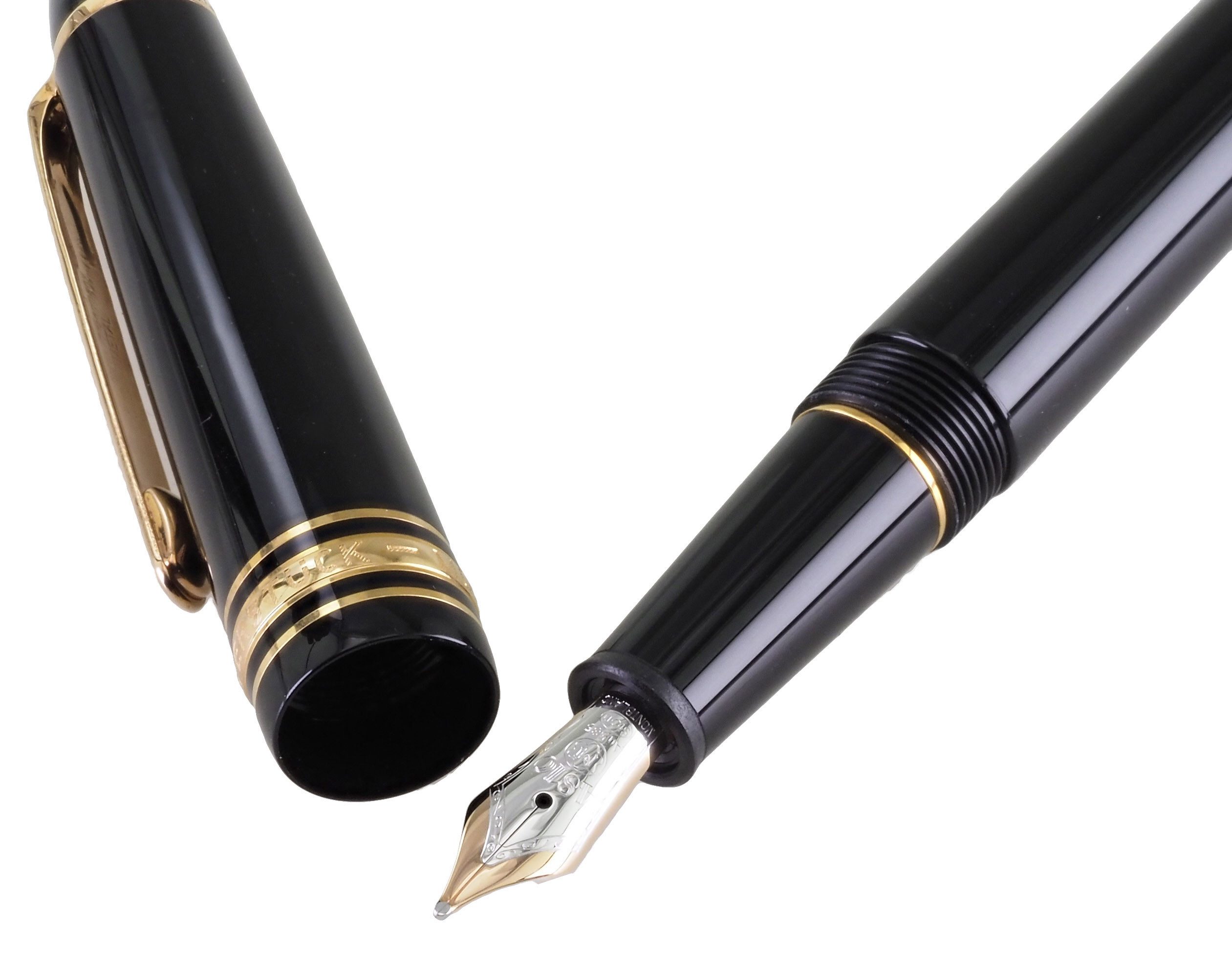 MONTBLANC Füllfederhalter Meisterstück MB112676, handgefertigt 14k 585 aus Rotgold (Federstärke M)