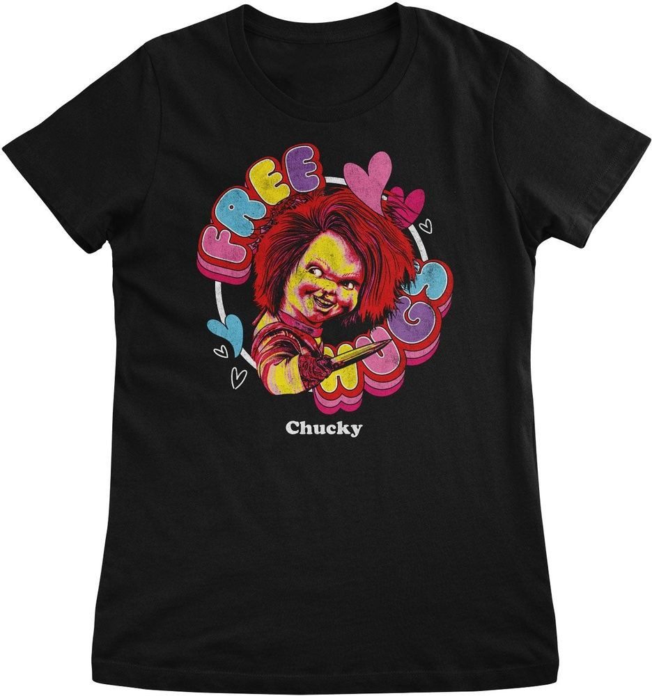 Chucky T-Shirt Free Hugs by Chucky Girly Tee