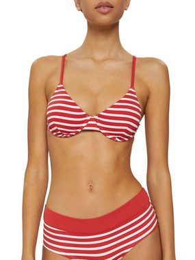 Esprit Bügel-Bikini-Top Recycelt: Bügel-Top mit Streifen