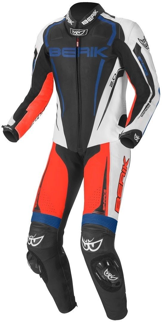 Berik Motorradkombi Race-X 1-Teiler Motorrad Lederkombi protektoren