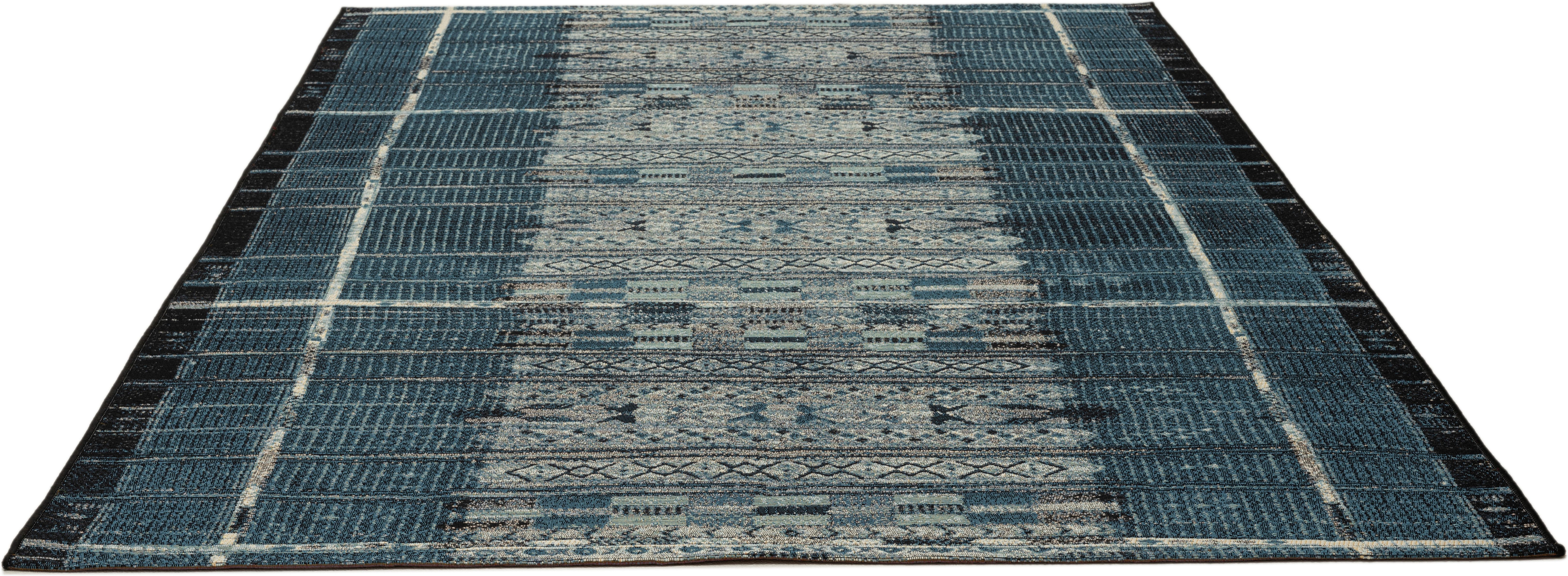 Gino Falcone Teppich Outdoor-Africa 38, rechteckig, Höhe: 5 mm, Flachgewebe, Ethno Style, In- und Outdoor geeignet