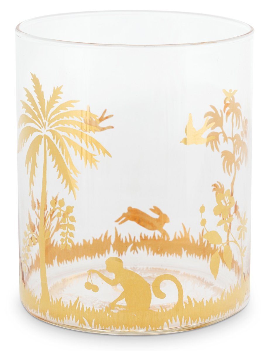 PiP Studio Glas La Majorelle Wasserglas gold 0,25 l, Glas, Water Glass La Majorelle Gold 250ml