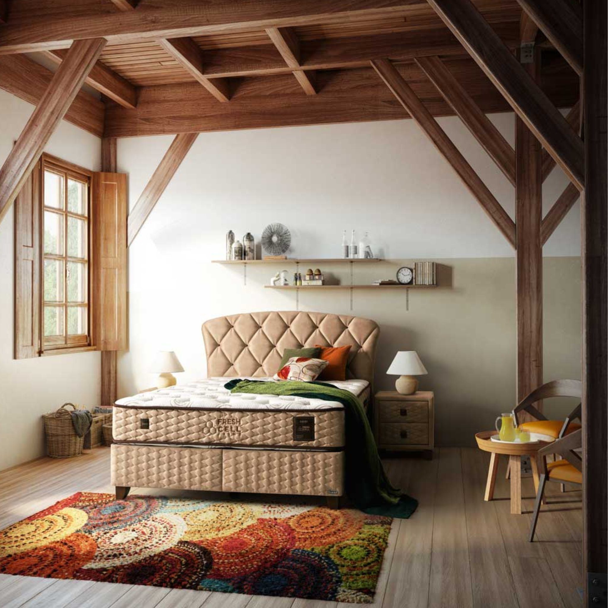 Bambi Boxspringbett Funktionsbett mit Bettkasten Boxspringbett 180x200 - 90 günstig online kaufen