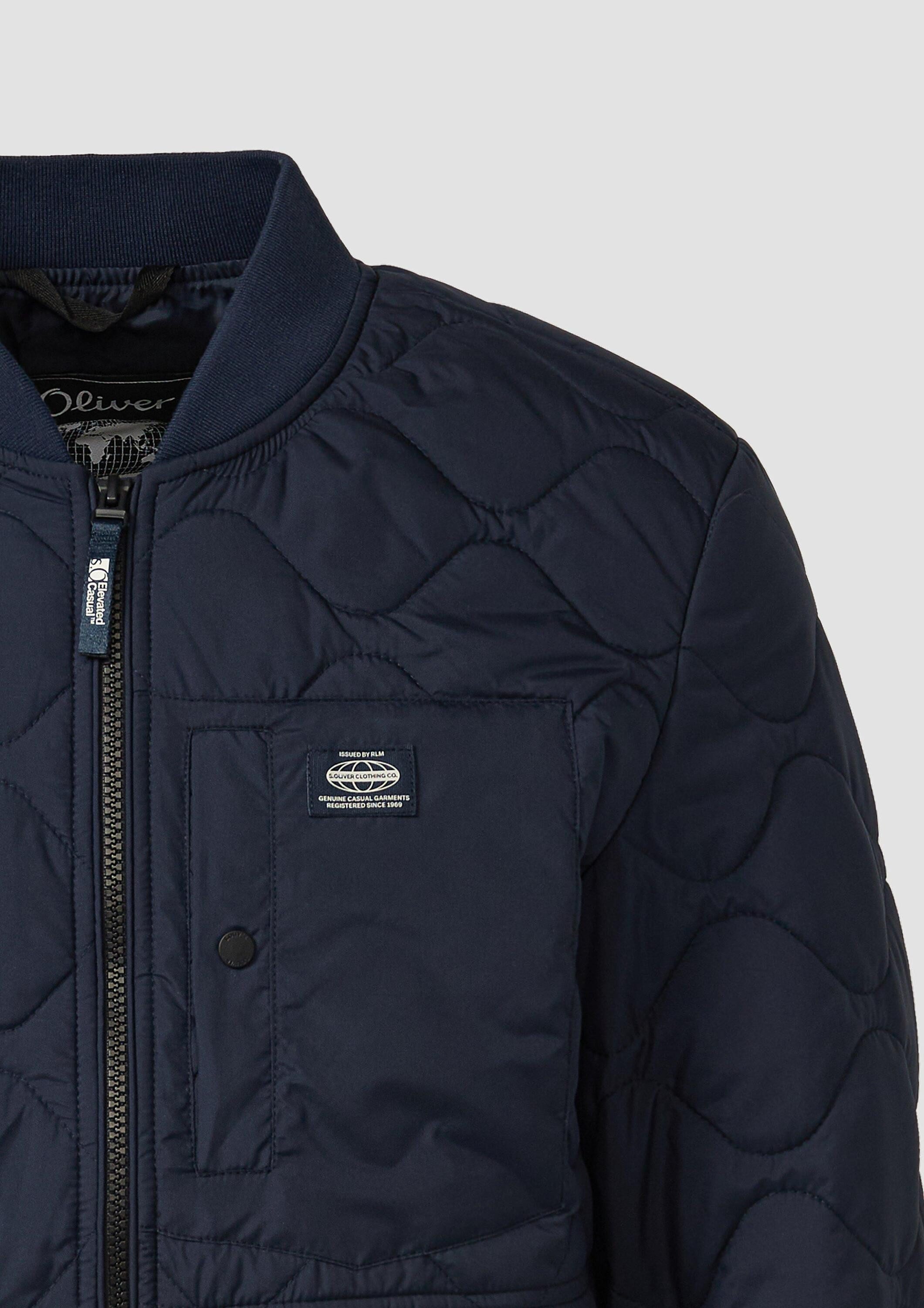 s.Oliver Funktionsjacke Outdoor-Jacke Leichte Bomberjacke im Workwear-Stil