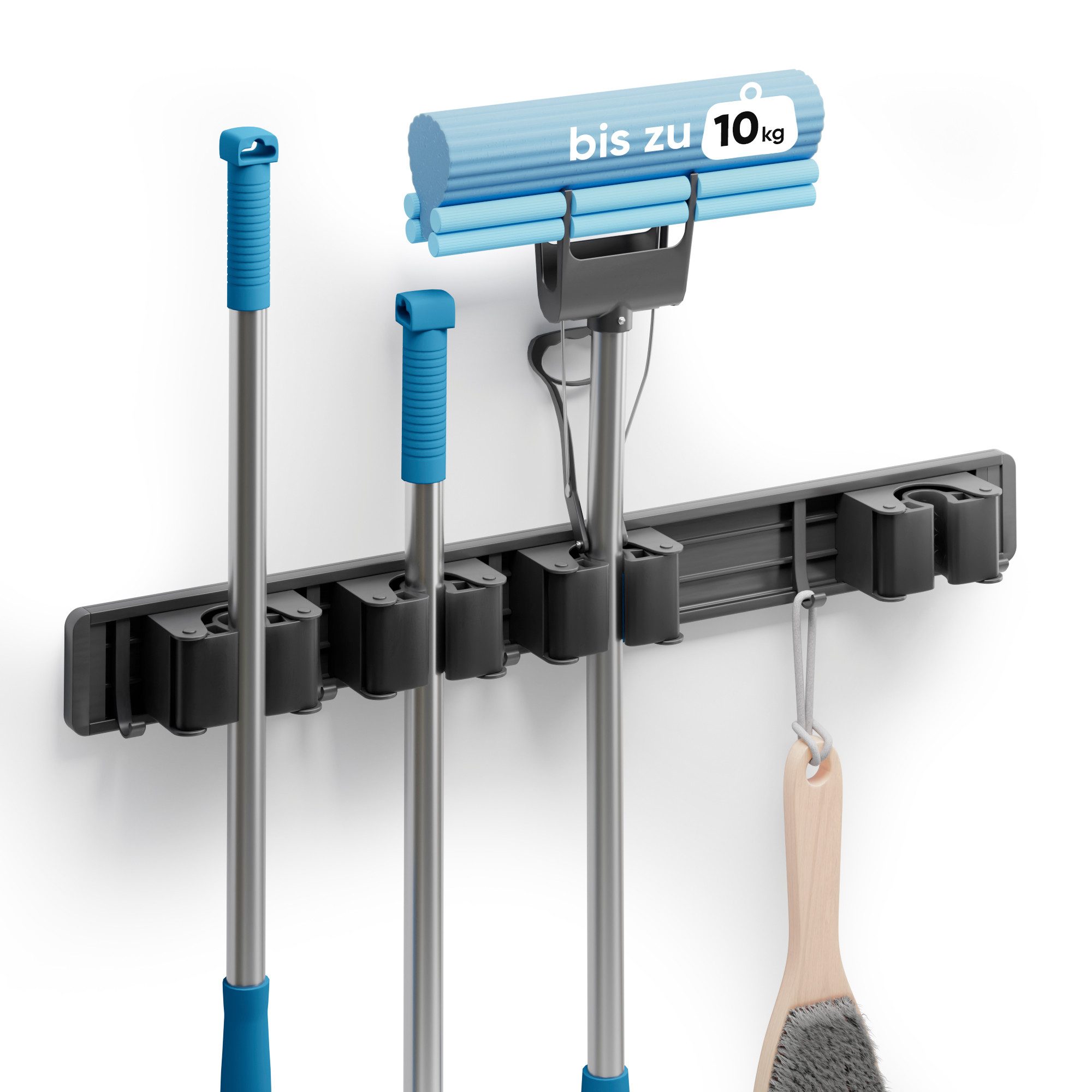 Björn&Schiller Gartengerätehalter Wandhalter, Besenhalterung Garten mit 4 H günstig online kaufen