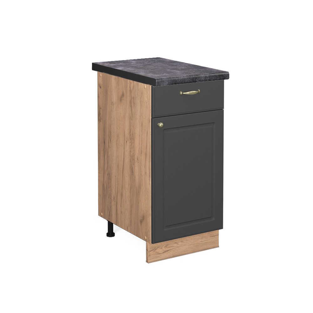 Vicco Unterschrank Fame-Line, Anthrazit-Gold/Goldkraft Eiche, 40 günstig online kaufen