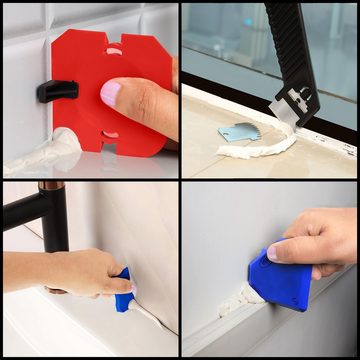 Belle Vous Cuttermesser Silikonentferner Werkzeug Set - für Bad, Küche, Fenster, (1-tlg)