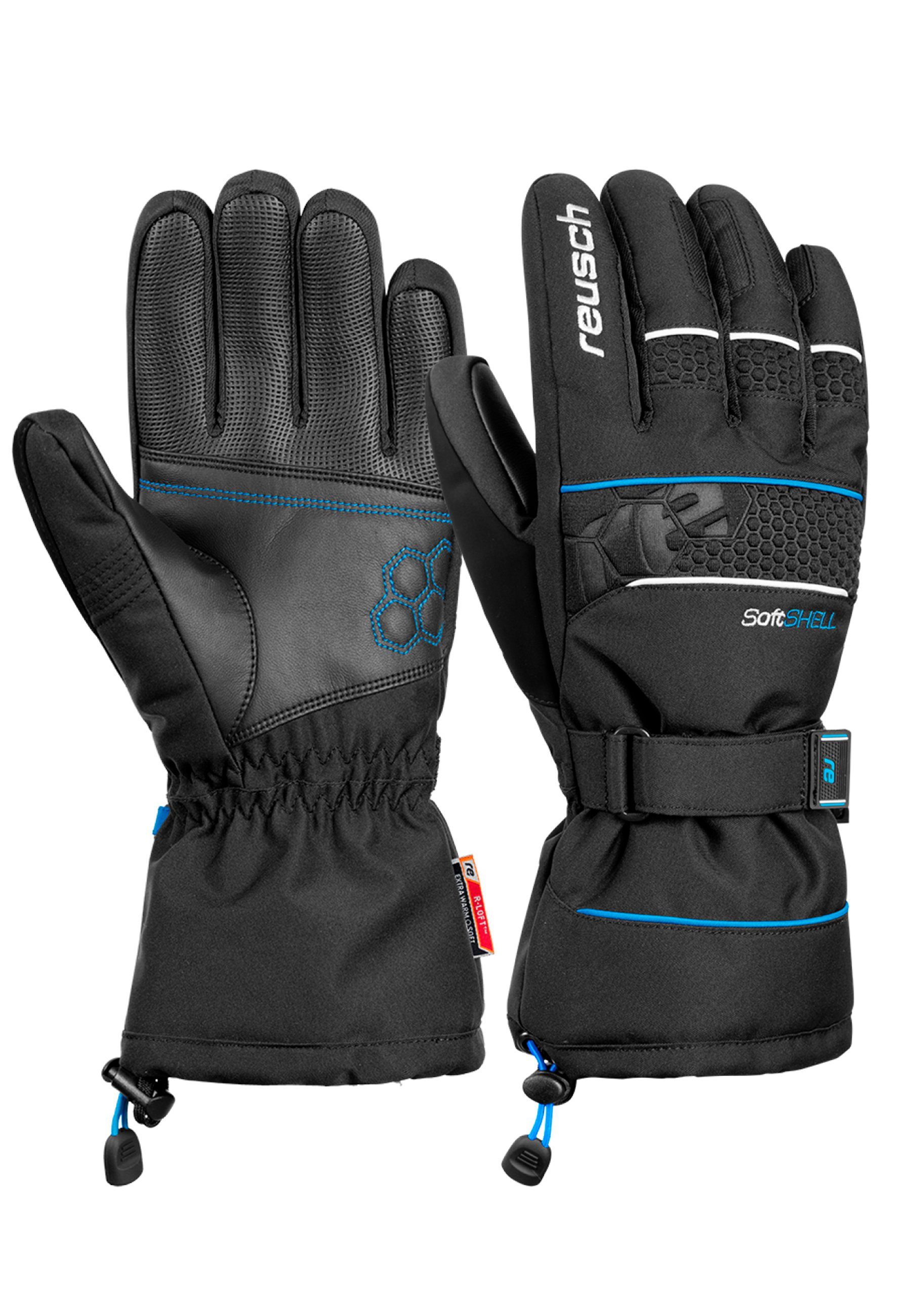 Reusch Skihandschuhe Connor R-TEX XT in sportlichem Design blau-schwarz | Handschuhe