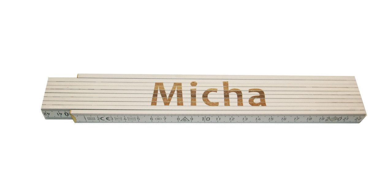 HEKA Zollstock Zollstock Micha 2 m weiß