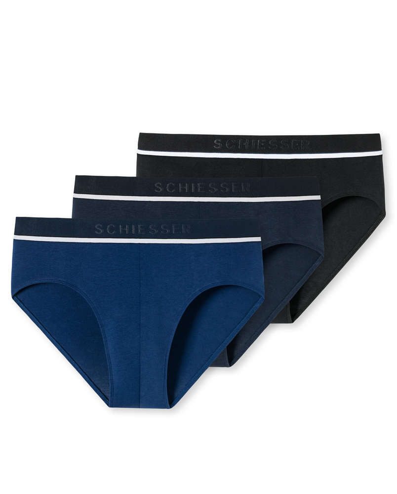 Schiesser Rioslip 95/5 (3er Vorteilspack) Single-Jersey-Qualität
