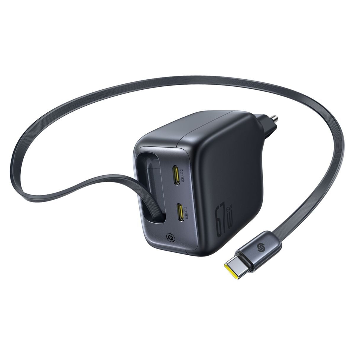 Baseus EnerCore CJ11 Charger Retractable 3C 67W EU USB-Ladegerät