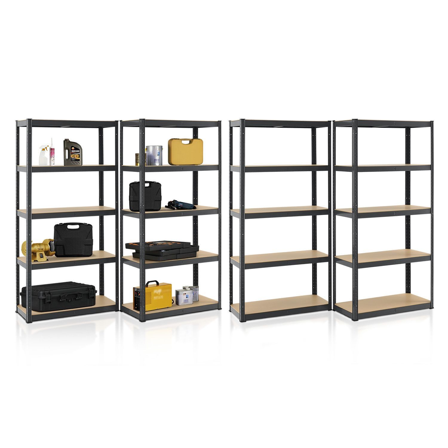 Juskys Schwerlastregal Basic, 4-tlg., Regalsystem mit günstig online kaufen