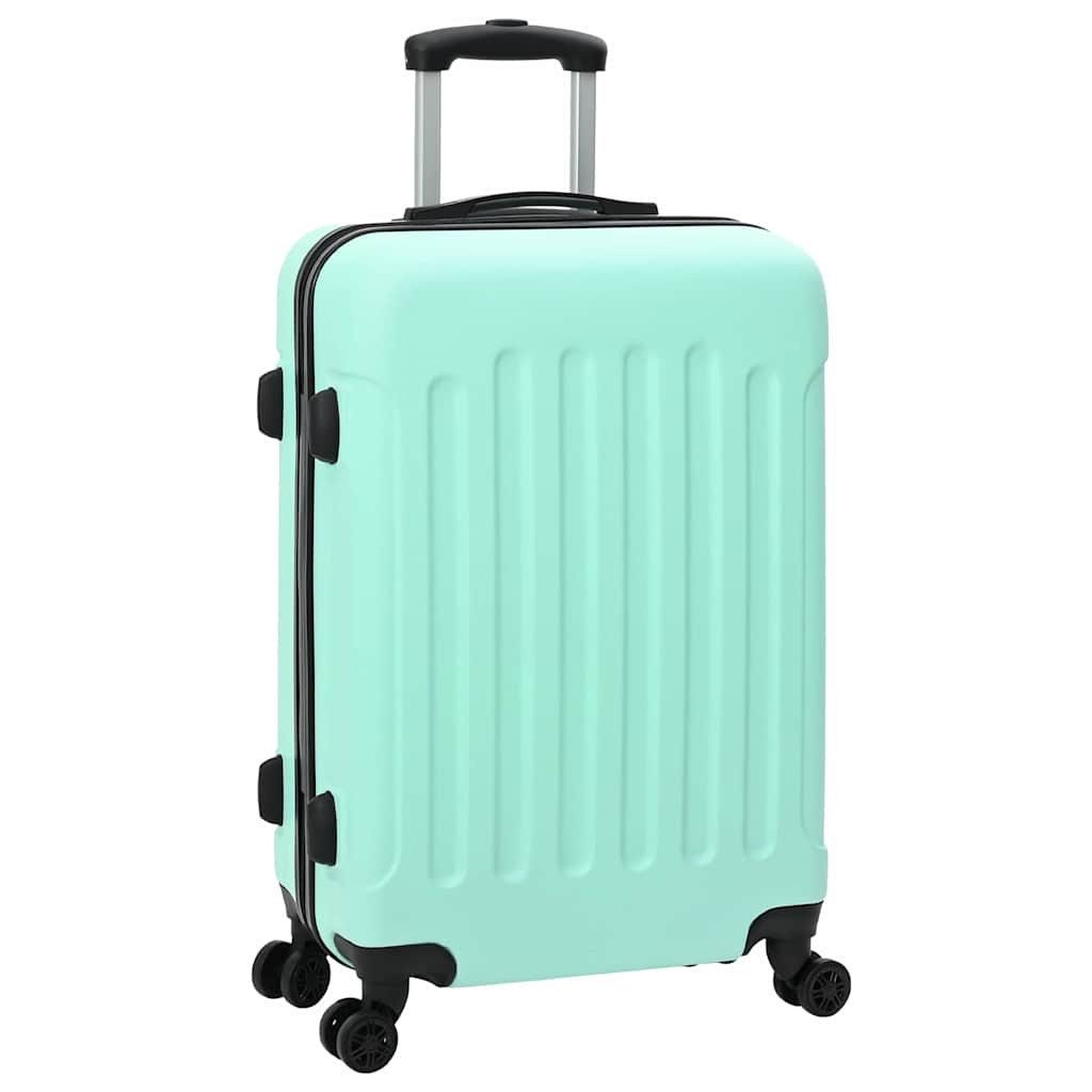 vidaXL Trolley Koffer 3 stk. Mintgrün 50 x 31 x 78 cm ABS Kunststoff