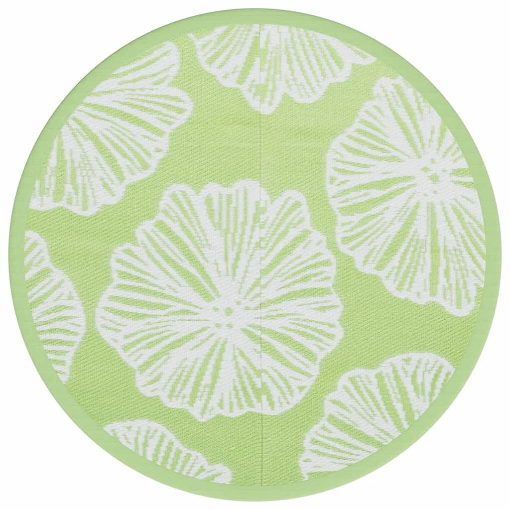 vidaXL Outdoorteppich Outdoor-Teppich ARAKIL Grün Ø160 günstig online kaufen