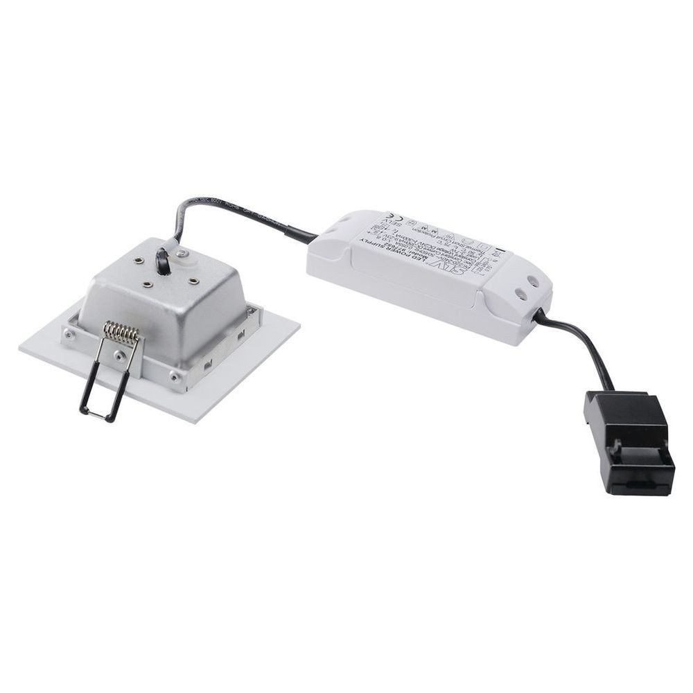 SLV Einbauleuchte LED Einbaustrahler Frame Basic, 6W, warmweiß, inkl. Treiber, LED