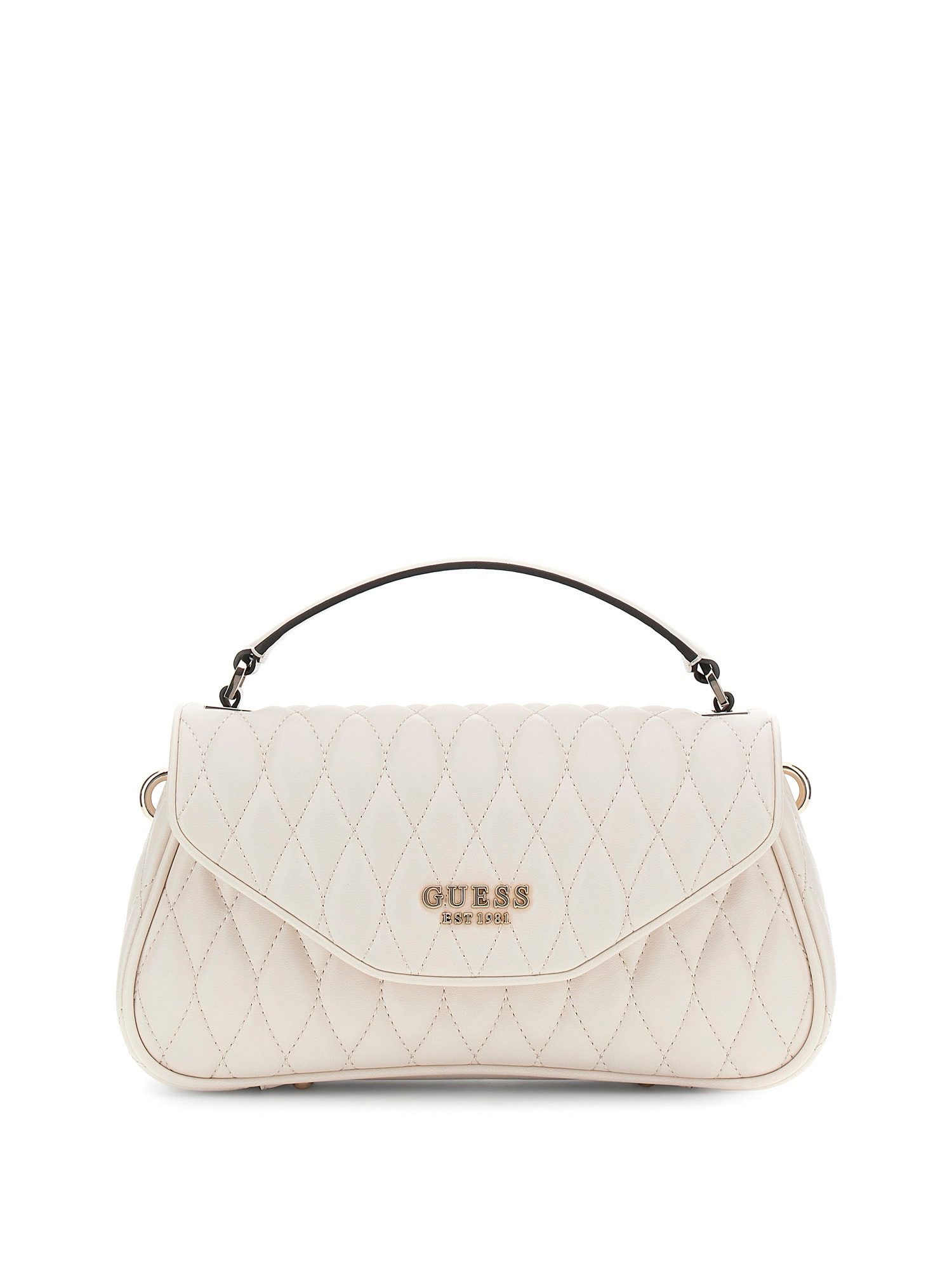 Guess Umhängetasche HWQG8122200 VALLA TOP HANDLE FLAP Woman Handtasche (Stück, 1), Logoschriftzug
