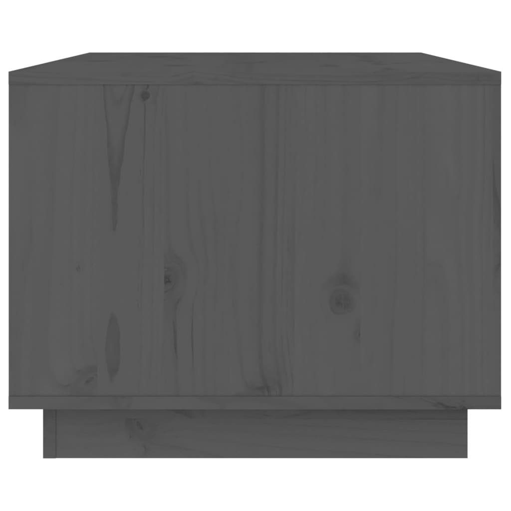 cm Massivholz Kiefer vidaXL (1-St) Couchtisch Couchtisch Grau 80x50x40 | Grau Grau