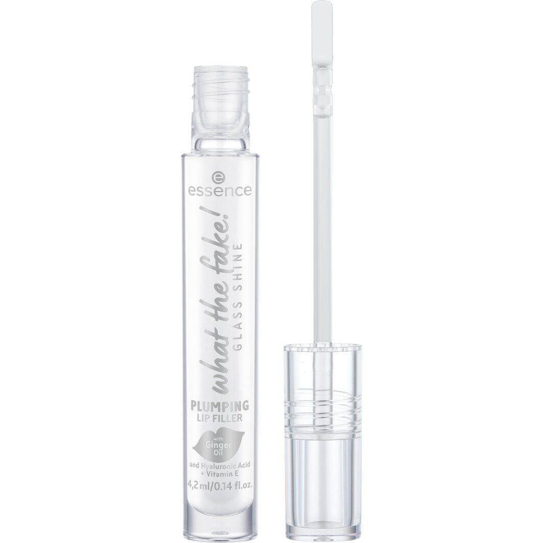Essence Lip-Booster what the fake! GLASS SHINE PLUMPING LIP FILLER, 3-tlg.
