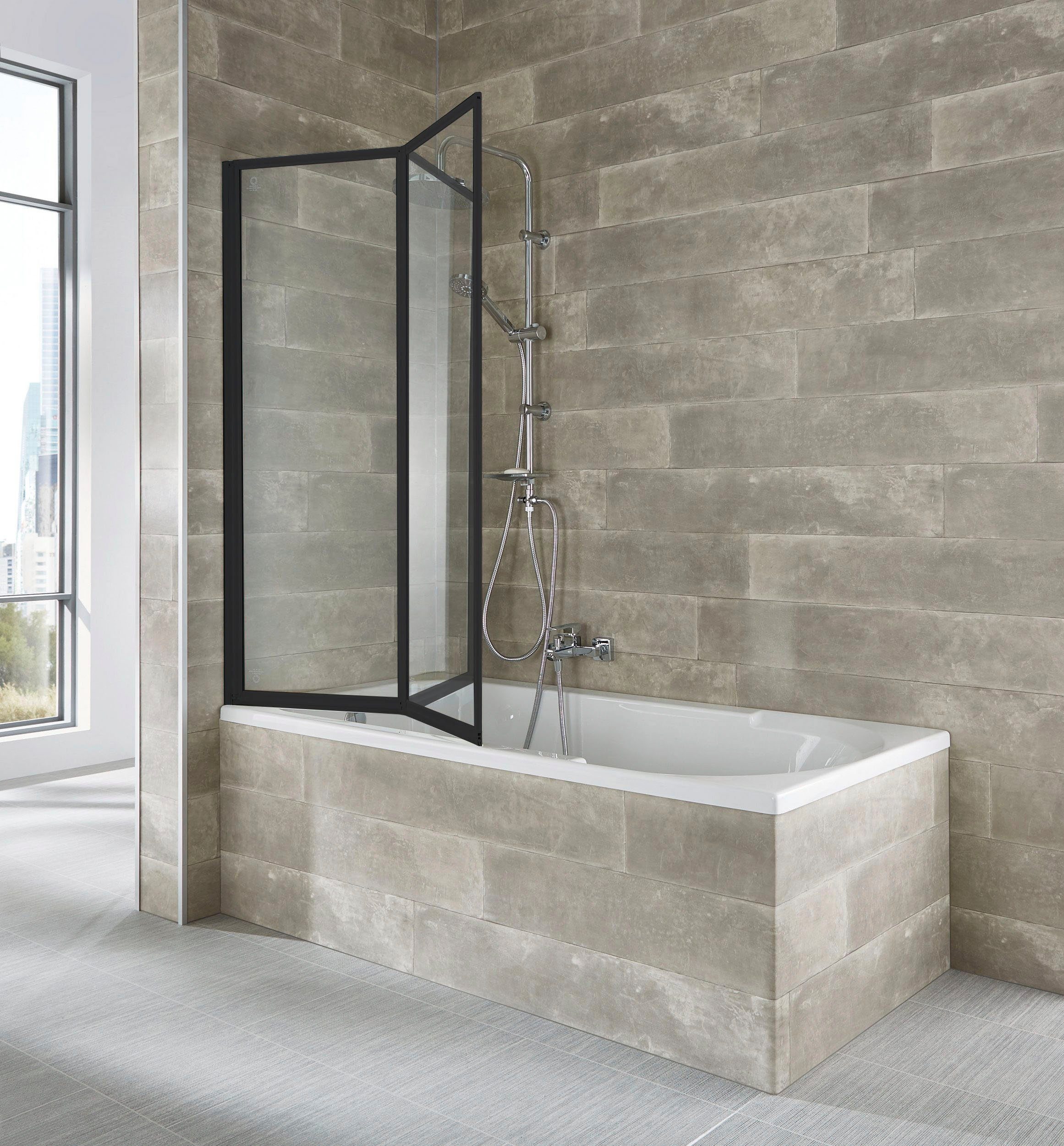 welltime Badewannenaufsatz Nassau, Einscheibensicherheitsglas, (2 tlg), günstig online kaufen