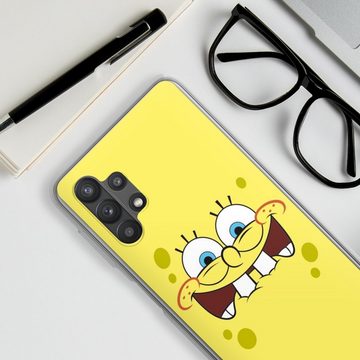 DeinDesign Handyhülle Spongebob Schwammkopf Offizielles Lizenzprodukt Kindheit, Samsung Galaxy A32 5G Silikon Hülle Bumper Case Handy Schutzhülle