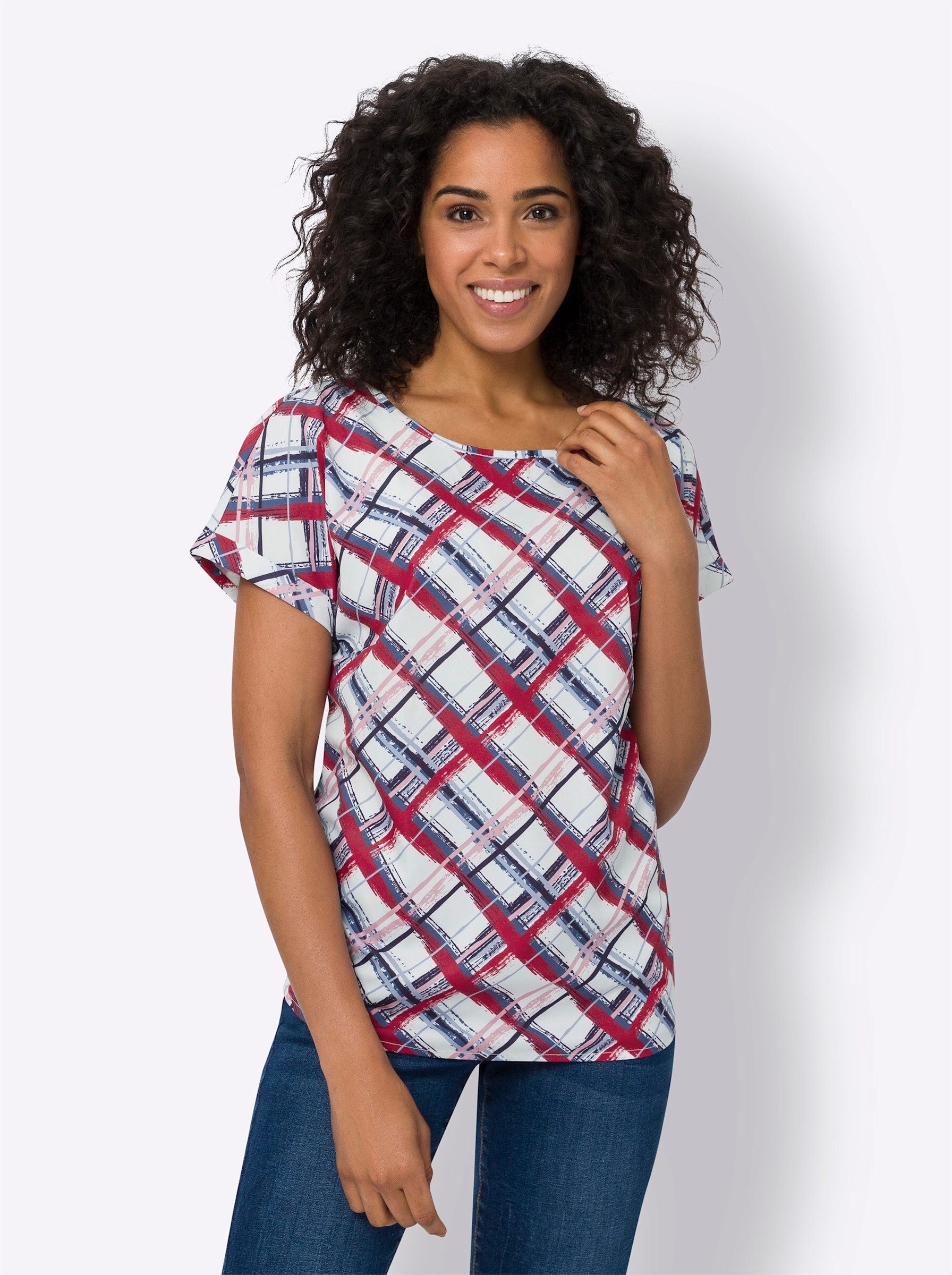 Sieh an! Klassische Bluse Schlupfbluse günstig online kaufen