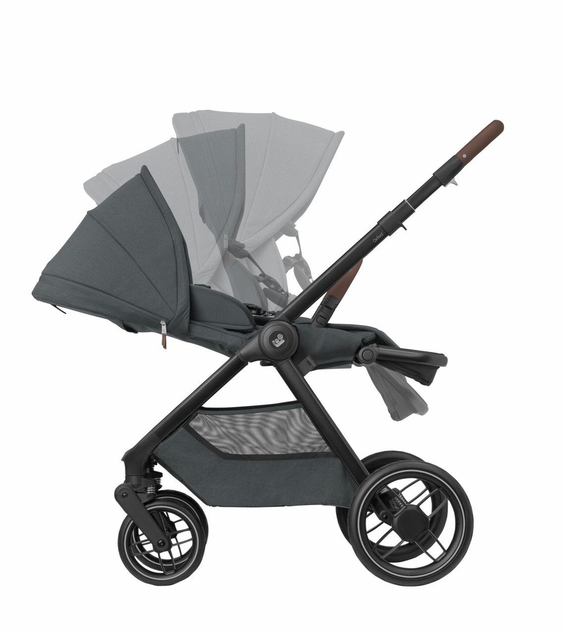 Maxi-Cosi Kinder-Buggy Maxi-Cosi Oxford Plus Baby Kinderwagen, 2-in-1 Set, mit Babywanne, 0–4, Bequeme Babywanne für Neugeborene Geräumiger Sitz und ergonomische R…