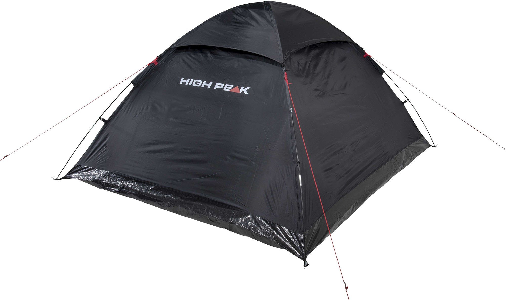 High Peak Kuppelzelt Zelt XL, schwarz Personen: Monodome 4 (mit Transporttasche)
