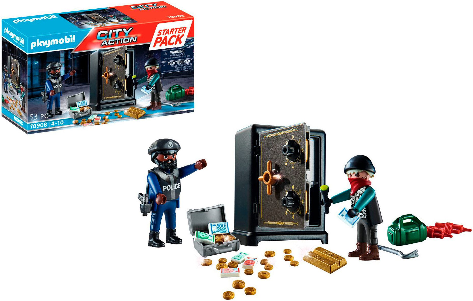 Playmobil® Starter Pack Tresorknacker (70908) Playmobil Action Heroes Konst günstig online kaufen