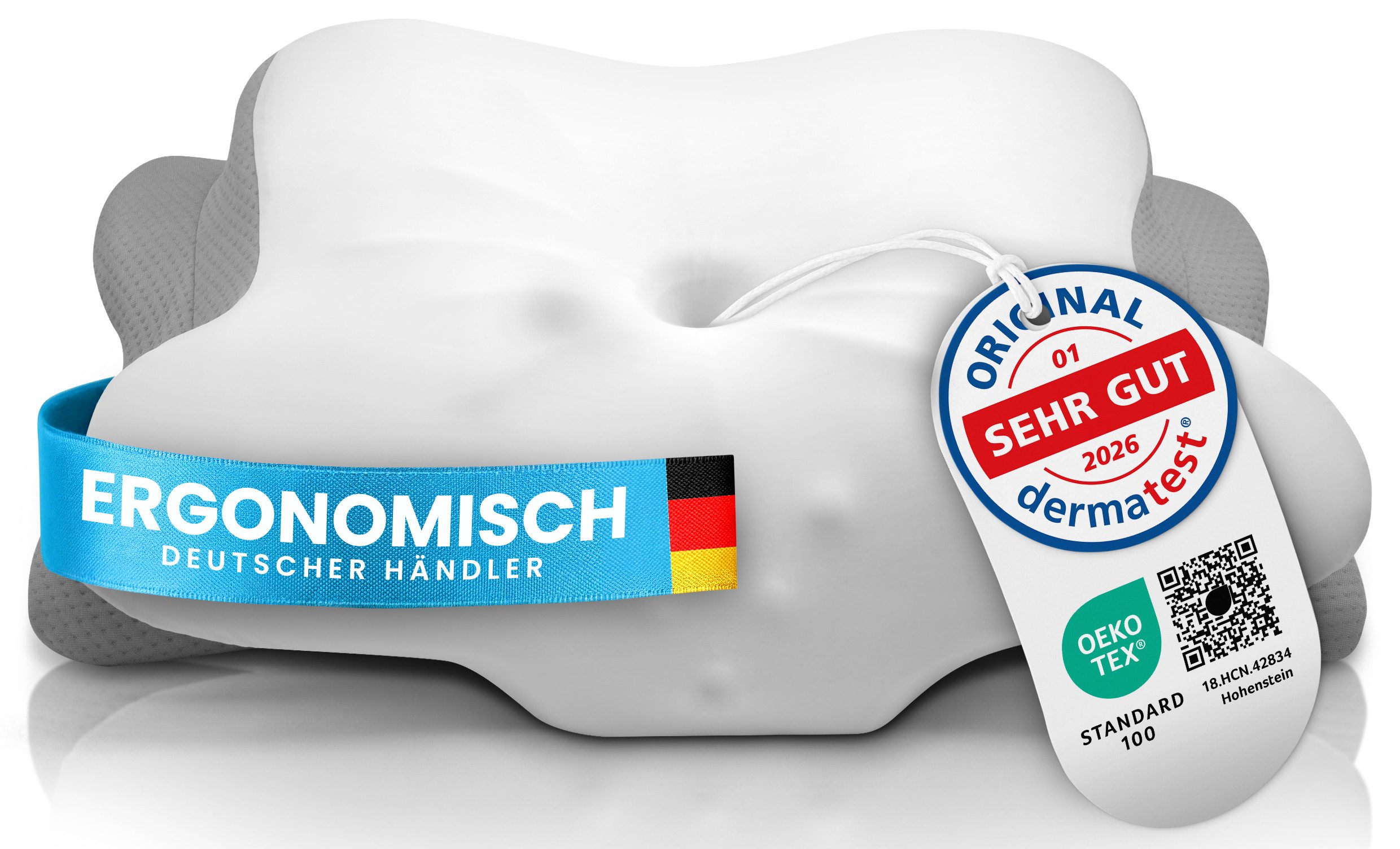 Gentle North Nackenstützkissen Gentle North Ergonomisches Nackenstützkissen aus Memory-Schaum